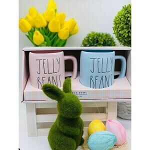 Rae Dunn New Easter Spring Jelly Beans Mug Set